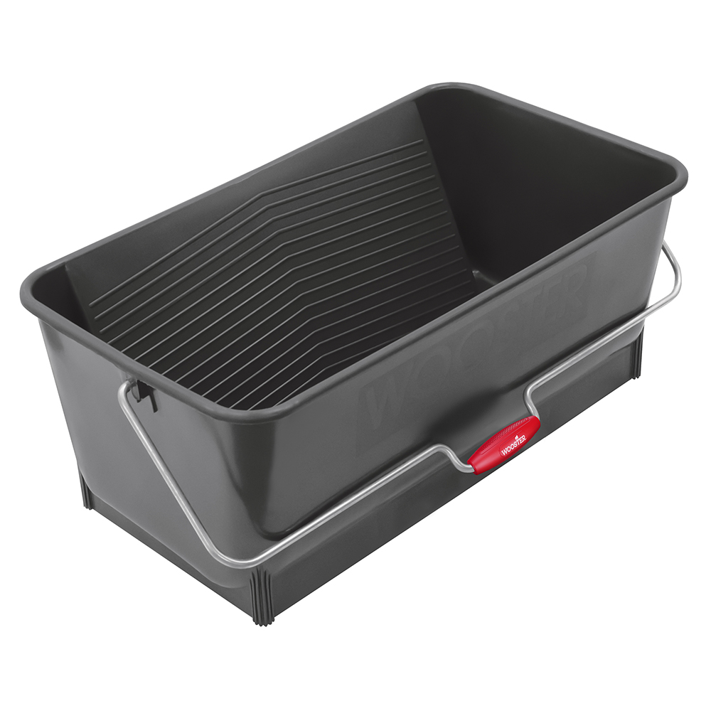 8614 Paint Bucket, 5 gal, Polypropylene, Black, Comfort-Grip Handle